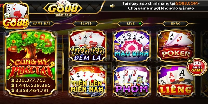 Tiến lên miền Nam Go88 là trò chơi đánh bài phổ biến được ưa chuộng rộng rãi
