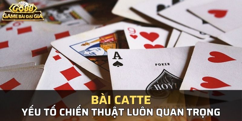 Các chiến thuật luôn quan trọng với mẹo đánh bài catte
