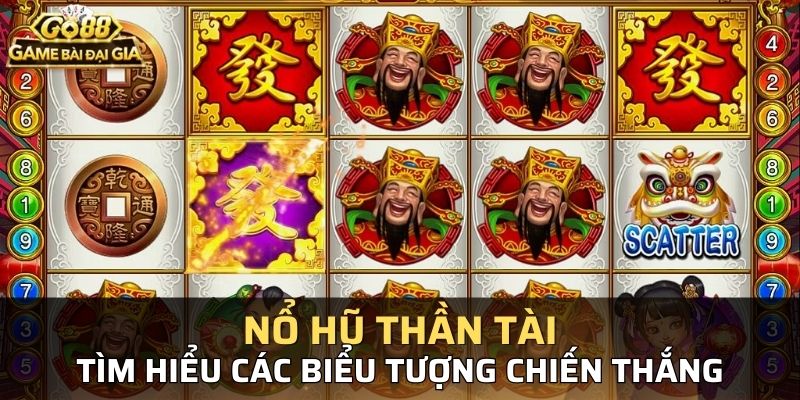 Các biểu tượng trong nổ hũ thần tài khá quen thuộc