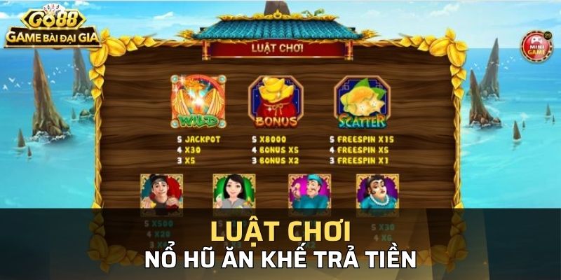 Luật chơi hấp dẫn của phiên bản slot ăn khế trả tiền